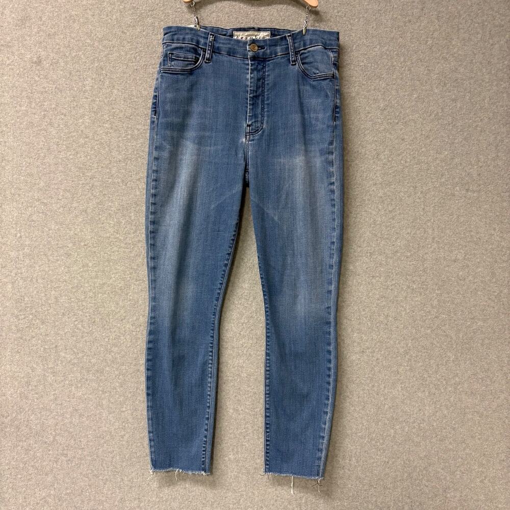 Frank & Eileen Sligo Skinny Jeans Italian Performance Denim Raw Hem USA Size 30